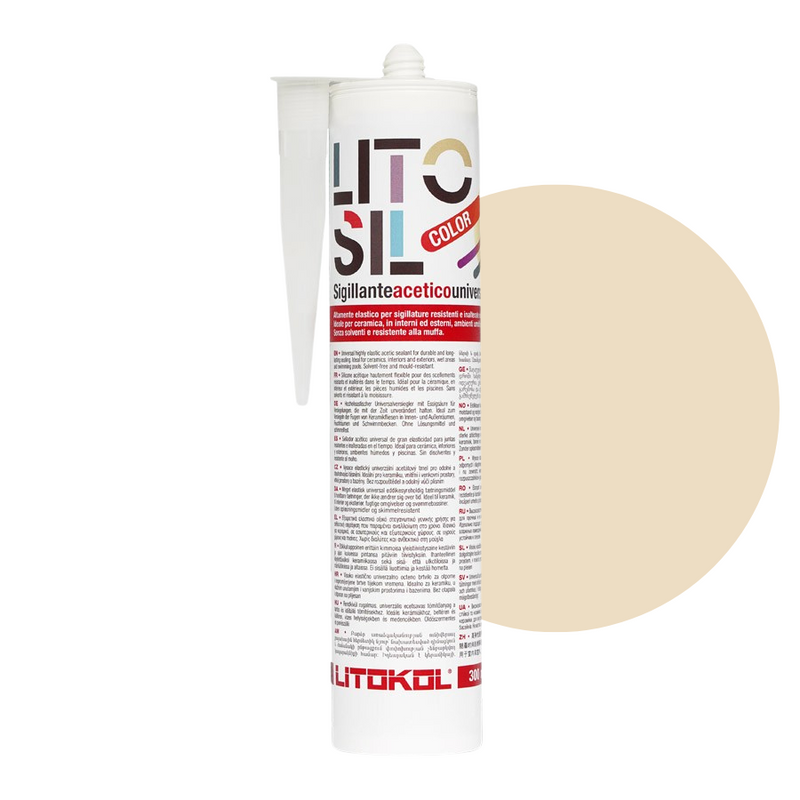 Litokol Litosil voegkit 300 ml Ivory 2