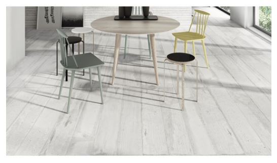 Floor tile Studio Blanco 20 x 120 cm