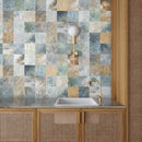 Carrelage de sol Herbal Aqua 33,15x33,15 cm