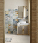 Carrelage de sol Herbal Aqua 33,15x33,15 cm