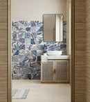 Carrelage de sol Habana Blue Taco 16,5x16,5 cm