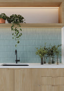 Carrelage mural Deco Lingot Aqua 32x62,5 cm Rectangle - Porcelaine Semi-brillante - Aquatinte Fraîche