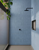 Carrelage mural Deco Lingot Bleu 32x62,5 cm Rectangle - Porcelaine Semi-brillante - Teinte Bleu Riche