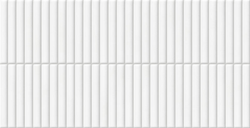 Carrelage mural Déco Lingot Blanc 32x62,5cm