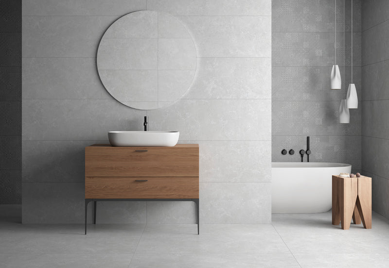 Wall tile Hauteville Gray RC 40x120cm