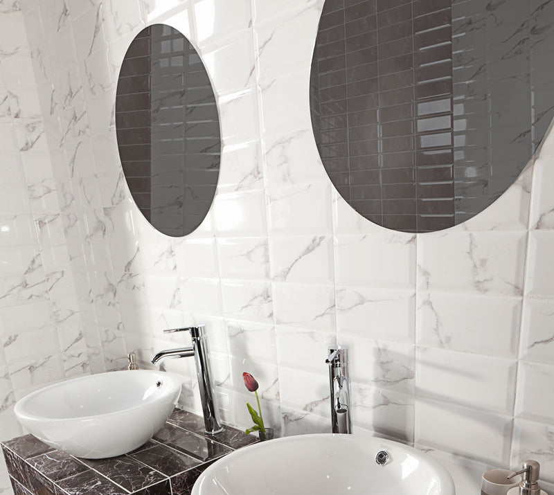 Wall tile Carrara Biselado Brillo 10X20cm