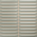Carrelage mural Arrow Sage 20x20 cm – Céramique Brillante Relief KitKat – Vert Sauge 3D
