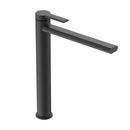 Robinet de lavabo Rondo by FuturBath mitigeur haut noir mat H-29cm