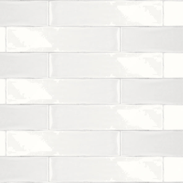 Wall tile Mayolica White 7.5x30cm