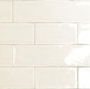 Wall tile Mayolica Ivory 7.5x30 cm