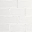 Wall tile Mayolica White 7.5x15 cm matt