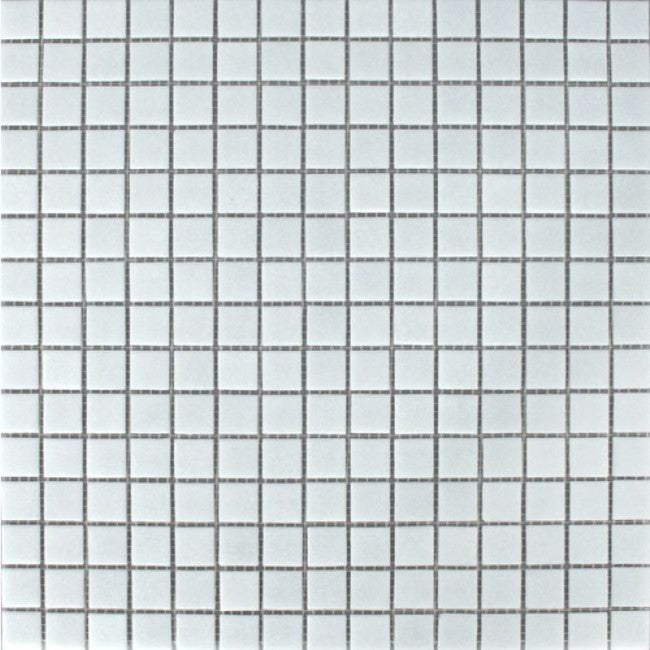 Zwembad Mozaïek A11 wit 2x2cm -papier buitenzijde- (2,14/doos)