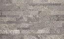 Bande adhésive en pierre naturelle Slimline Metal Frost Interlock 15x60 cm Décoration murale