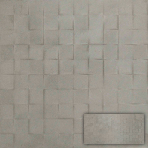 Wall tile Courtyard oxo snow 30 x 60 rect. cm