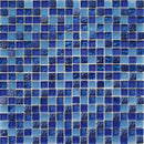 Mosaïque Ft.002 mélange bleu 29,5 x 29,5 cm
