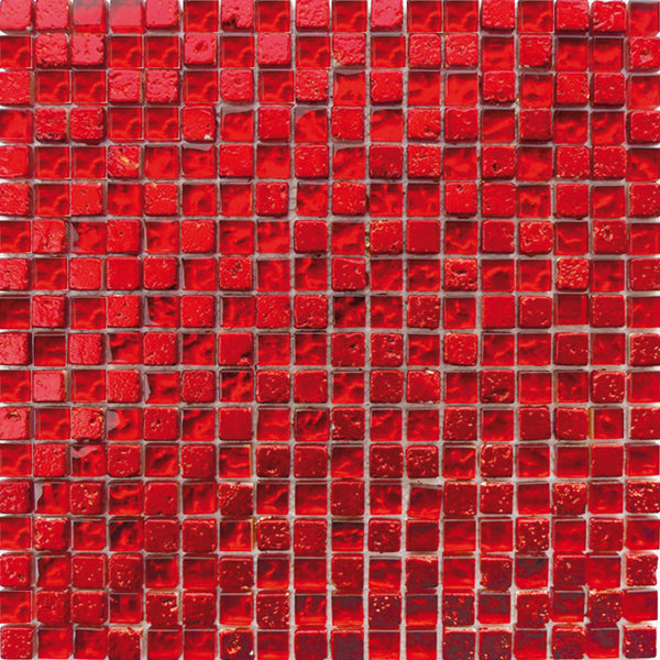 Mosaïque Ft.003 mélange rouge 29,5 x 29,5 cm