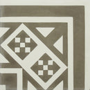 Carrelage de sol Kashba KB10-10.27 Décor d'angle Gris 20x20 cm