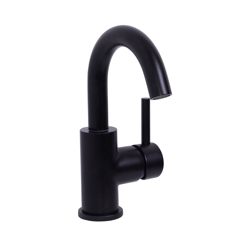 Washbasin mixer tap Lisa matt black