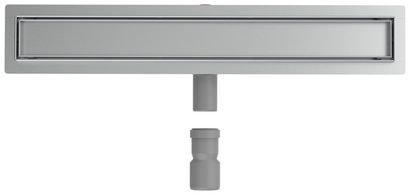 Bonde de douche Grille à carrelage 70 cm inox par L'Aqua