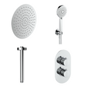 sa Rondo incl. Shower set thermal. 2-way ceiling chr 30cm