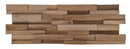 Steenstrip Houten Wandstrip Teak 3D 20x60x1,7 cm (8-line)