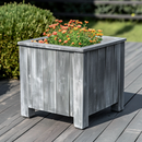 Square planter S Lignum Acacia FSC 30 x 30 cm Gray
