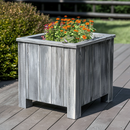 Jardinière carrée M Lignum Acacia FSC 40 x 40 cm Gris