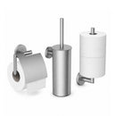 AquaVik Åsmund Ensemble d'accessoires de toilette 3 pièces en acier inoxydable brossé - Montage mural