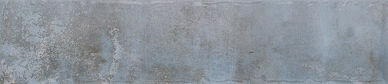 Carrelage mural Monpelli Blue Mix 6,5x29,8 cm Rectangle – Céramique Brillant Rectifié – Tons Bleu Méditerranéen