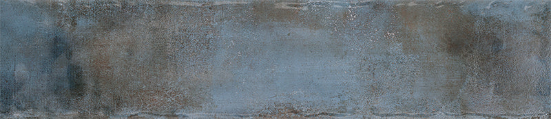Carrelage mural Monpelli Blue Mix 6,5x29,8 cm Rectangle – Céramique Brillant Rectifié – Tons Bleu Méditerranéen