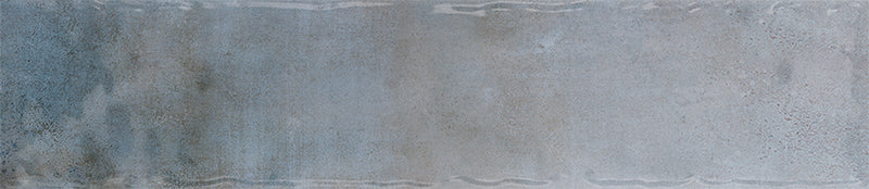 Carrelage mural Monpelli Blue Mix 6,5x29,8 cm Rectangle – Céramique Brillant Rectifié – Tons Bleu Méditerranéen