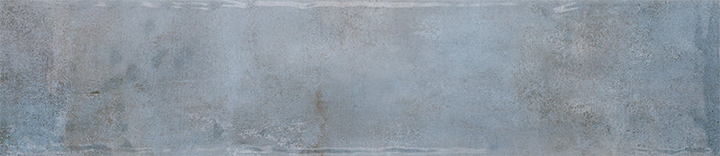 Carrelage mural Monpelli Blue Mix 6,5x29,8 cm Rectangle – Céramique Brillant Rectifié – Tons Bleu Méditerranéen