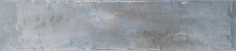 Carrelage mural Monpelli Blue Mix 6,5x29,8 cm Rectangle – Céramique Brillant Rectifié – Tons Bleu Méditerranéen