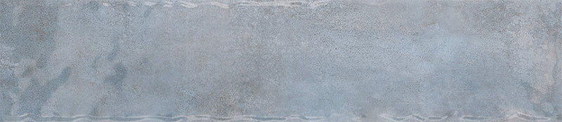Carrelage mural Monpelli Blue Mix 6,5x29,8 cm Rectangle – Céramique Brillant Rectifié – Tons Bleu Méditerranéen