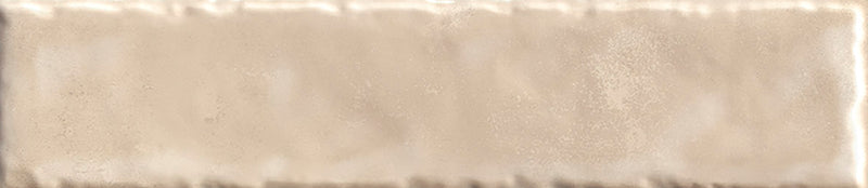 Carrelage mural rectangulaire Monpelli Ivory Mix 6,5 x 29,8 cm – Céramique brillante rectifiée – Tons ivoire chauds