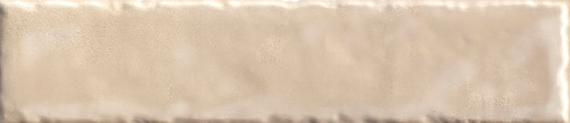Carrelage mural rectangulaire Monpelli Ivory Mix 6,5 x 29,8 cm – Céramique brillante rectifiée – Tons ivoire chauds