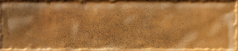 Carrelage mural rectangulaire Monpelli Ochra Mix 6,5 x 29,8 cm – Céramique brillante rectifiée – Tons ocre terreux