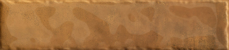 Carrelage mural rectangulaire Monpelli Ochra Mix 6,5 x 29,8 cm – Céramique brillante rectifiée – Tons ocre terreux