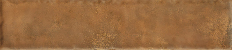Carrelage mural rectangulaire Monpelli Ochra Mix 6,5 x 29,8 cm – Céramique brillante rectifiée – Tons ocre terreux