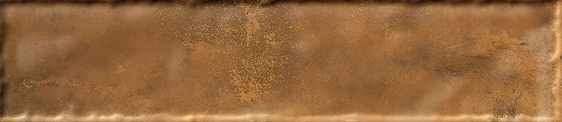 Carrelage mural rectangulaire Monpelli Ochra Mix 6,5 x 29,8 cm – Céramique brillante rectifiée – Tons ocre terreux