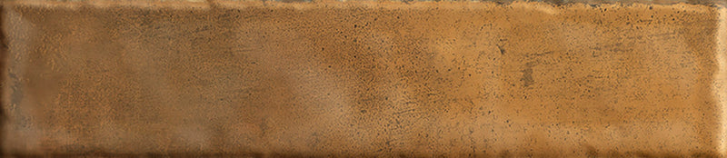 Carrelage mural rectangulaire Monpelli Ochra Mix 6,5 x 29,8 cm – Céramique brillante rectifiée – Tons ocre terreux