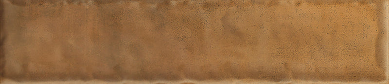 Carrelage mural rectangulaire Monpelli Ochra Mix 6,5 x 29,8 cm – Céramique brillante rectifiée – Tons ocre terreux
