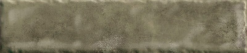 Carrelage mural Monpelli Olive Mix 6,5x29,8 cm Rectifié - Céramique Brillante - Nuances vert olive