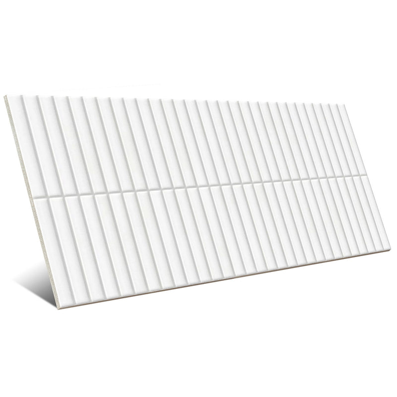 Carrelage mural Déco Lingot Blanc 32x62,5cm