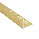 ESA100.90 Aluminium Tegelprofiel Recht - Geborsteld Naturel - 10mm - 2,5m