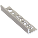 ESA127.411 Aluminium Tegelprofiel Recht 12mm - Graniet - 2,5m