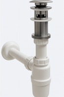 Siphon set esben click plug with overflow hole with plastic plug cup siphon by L'Aqua®