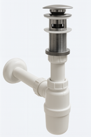 Siphon set esben click plug with overflow hole with plastic plug cup siphon by L'Aqua®