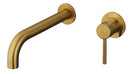 Sirio Built-in Washbasin Mixer Tap 23.5cm Brushed Gold