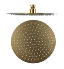 Overhead shower Flat Round 25cm Brushed Gold